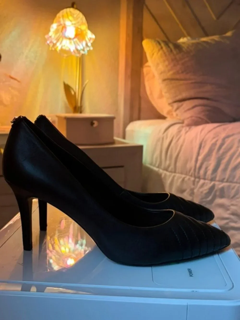 cute black heels
